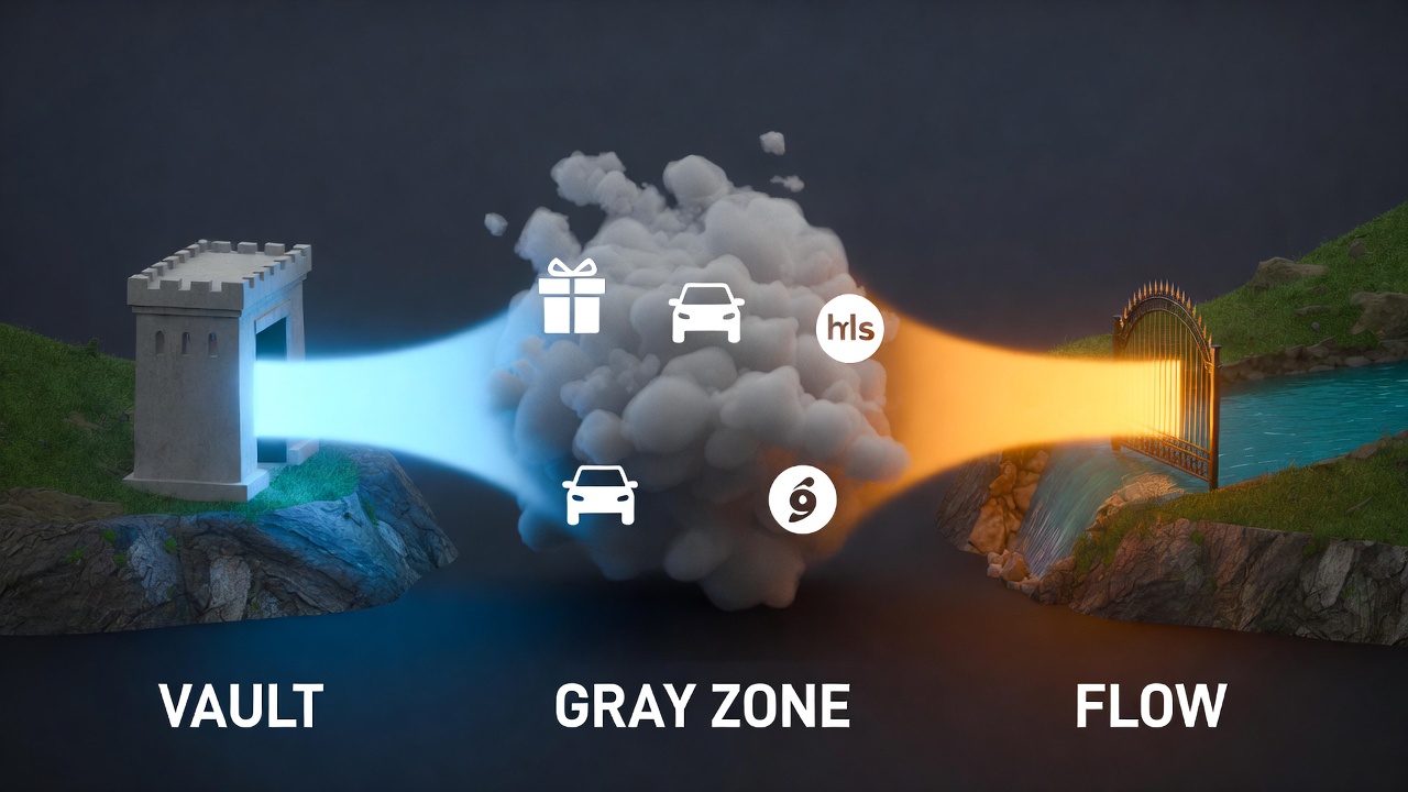 Vault vs Flow: Gray-Zone Expenses